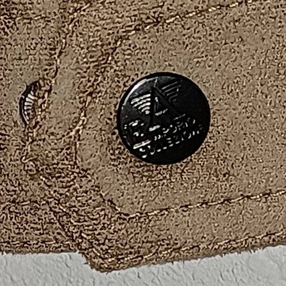 A Emporio Collezione Brown Faux Suede Full Zip Jacket Men's Size S - Picture 6 of 7